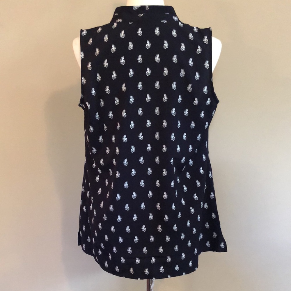 CAbi Navy Memento Blouse - Picture 7 of 13